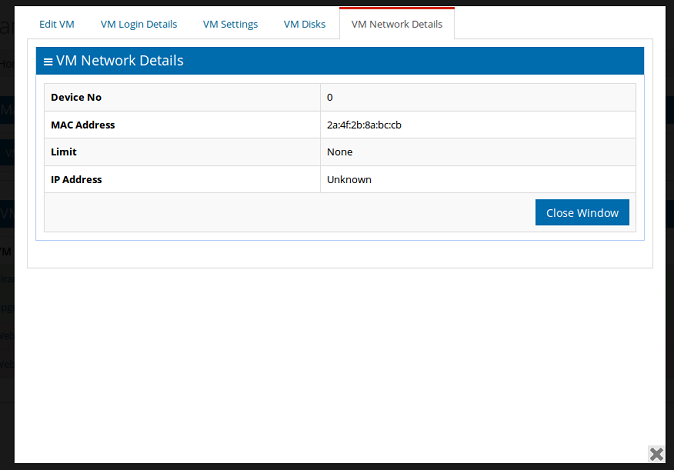 vm-network-details