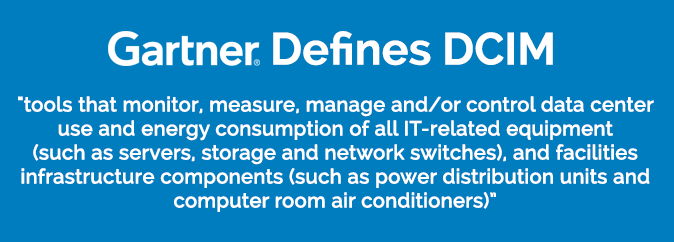 Gartner defination of DCIM