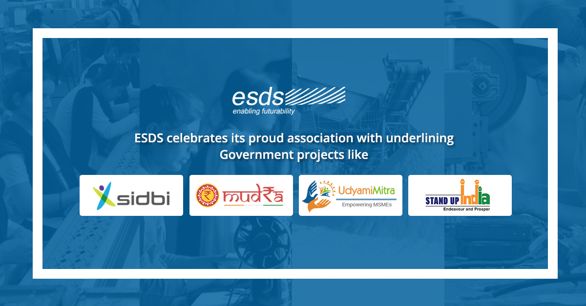 ESDS is proud to be Indian government’s digital partner in empowering MSMEs!