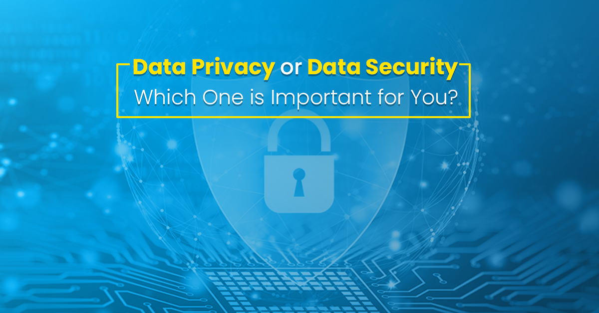 Data Privacy or Data Security