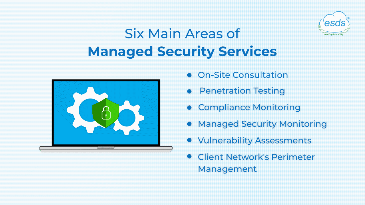 main areas of managed security services