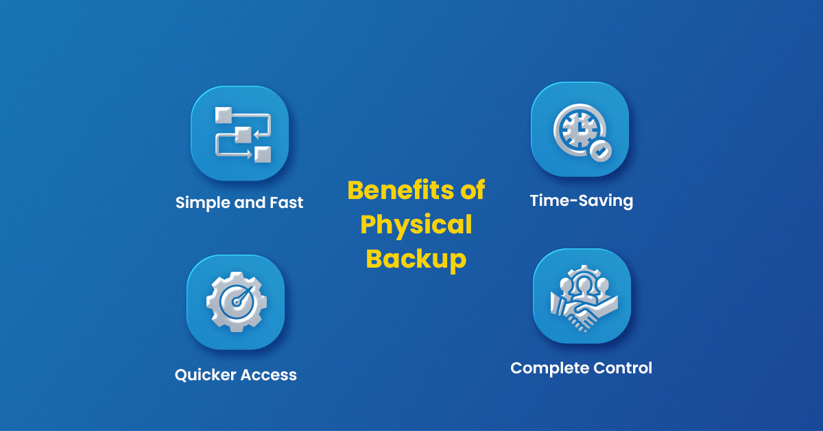 Benefits of Physical Backup