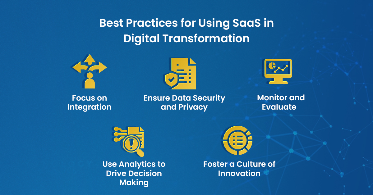Best Practices for using SaaS in Digital Transformation