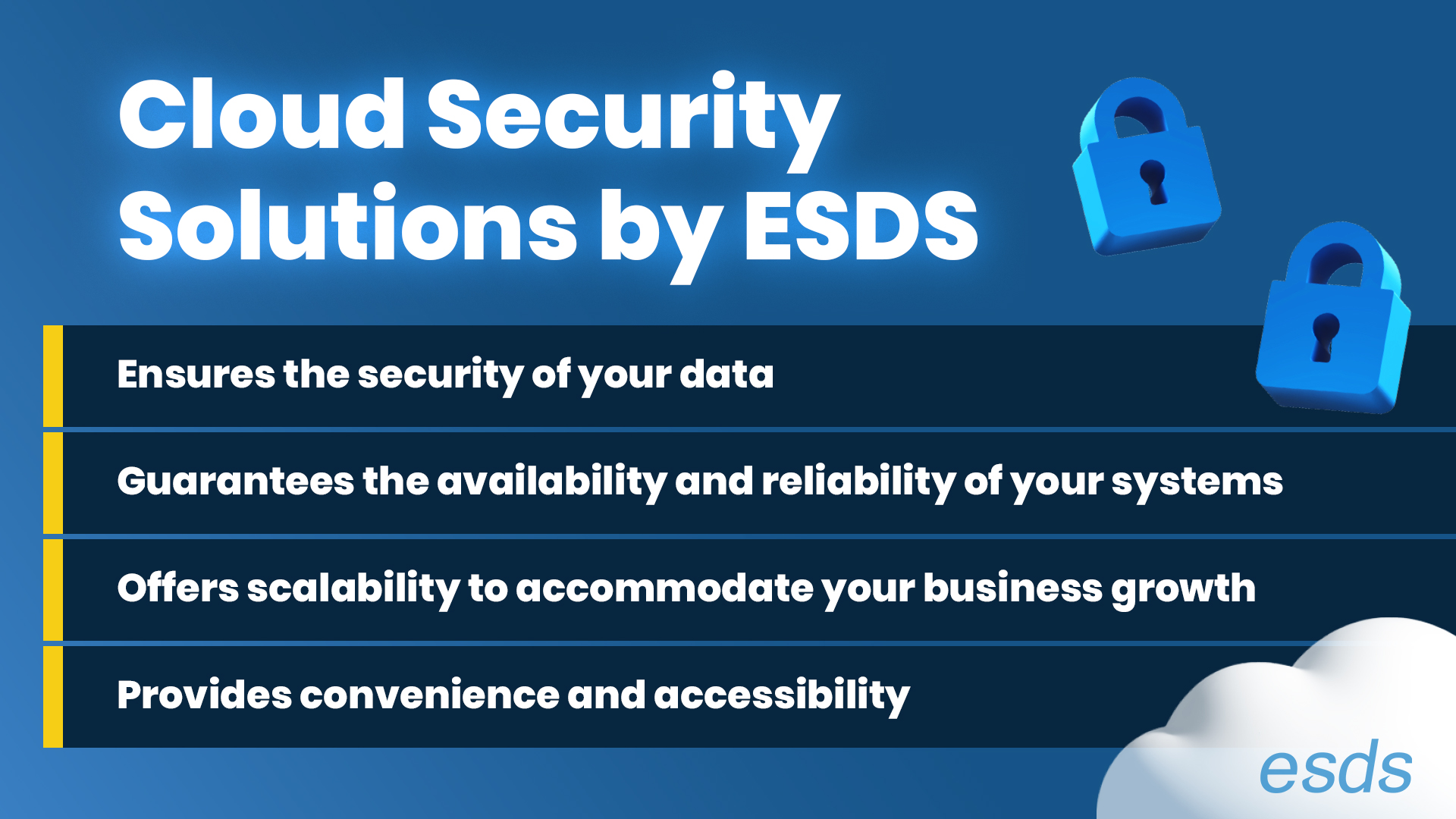 cloud security solutions by ESDS