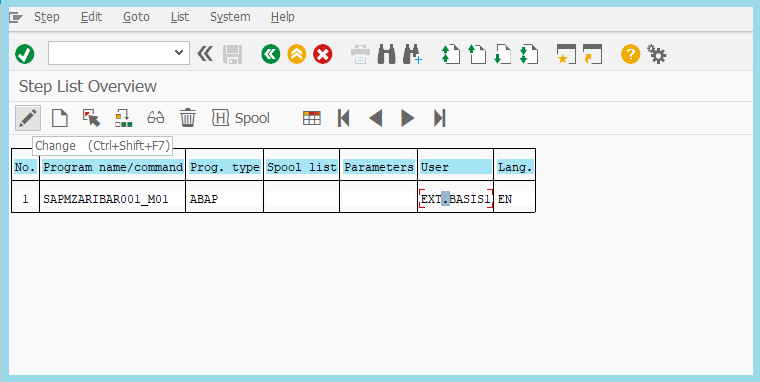 How to schedule background job in SAP 15