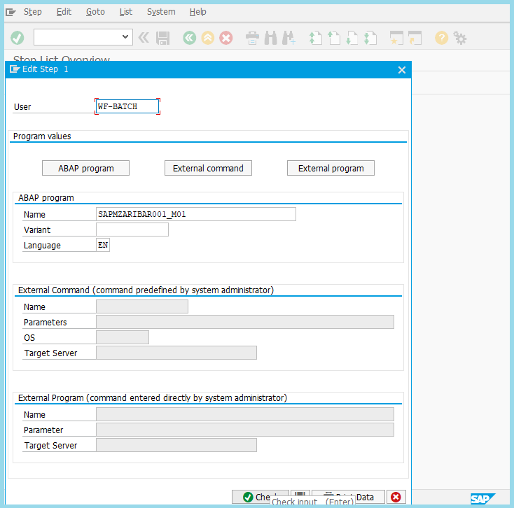 How to schedule background job in SAP 16