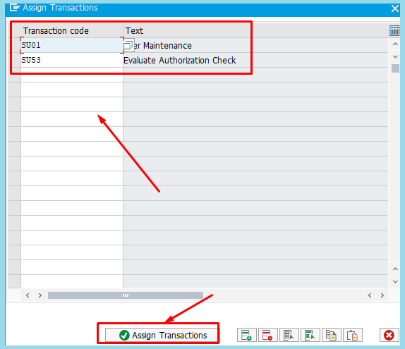 create a role in SAP system 4